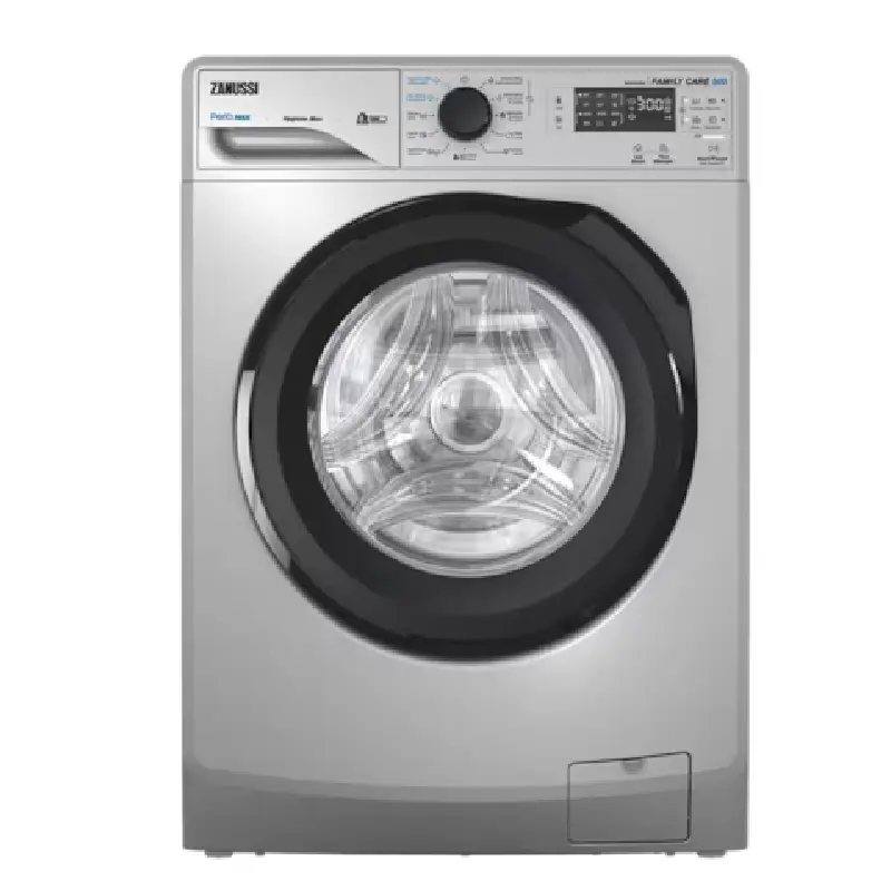 Zanussi Washing Machine Silver x Black Door 8 Kg Steam ZWF8240SB5