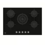 Beko Built In Glass Hob 5 Burners Black HILW75222S