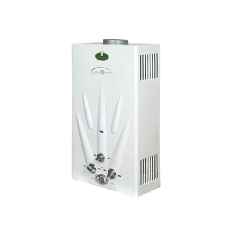 Kiriazi Gas Water Heater 10 Liters 3 keys White KGH10