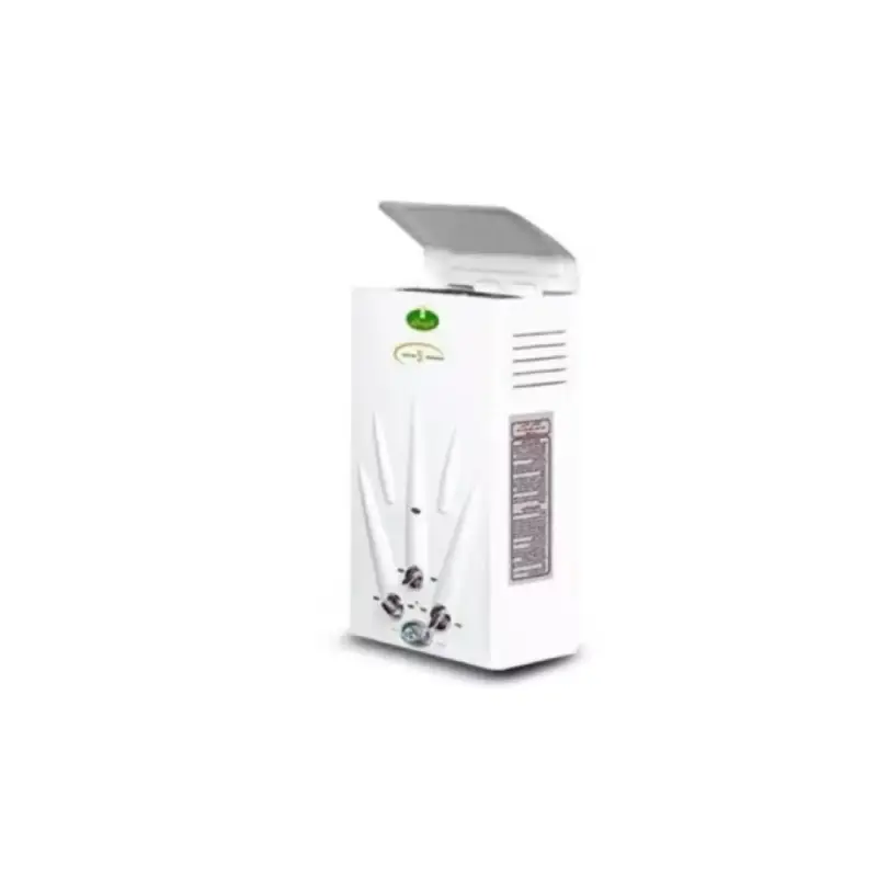 Kiriazi Gas Water Heater 5 Liters 3 Keys Natural Gas White KGH5