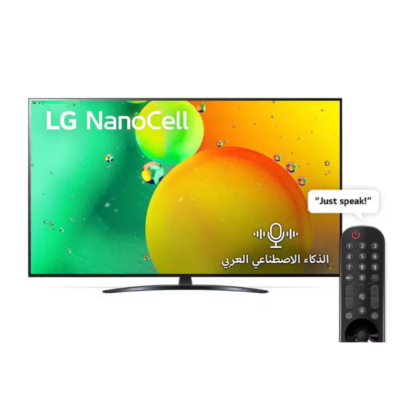 LG TV 50 Inches 4K Nano Magic Receiver Black 50NANO796QA