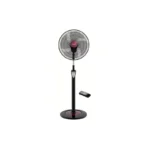 TORNADO Stand Fan 18 Inch, 4 Blades, Remote, Black EFS-95RB