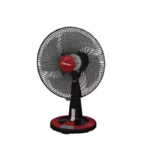 TORNADO Desk Fan 16 Inch 4 Blades Black x Red TDF16D