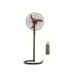 Fresh Stand Fan Shabah 18 inch 3 Speeds Remote Black × Red
