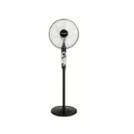 Fresh Stand Fan Silent Black 16 Inches