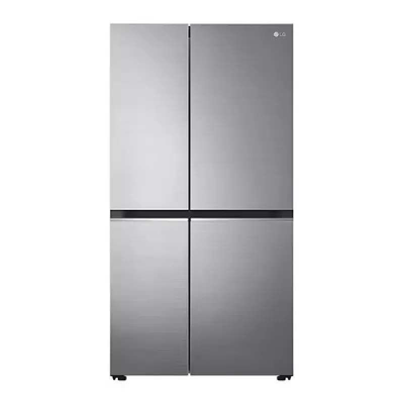 LG Side by Side Refrigerator 655 Liters Door Cooling Function Silver GCB257SLWL