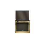 Fresh Matrix Gas Cooker 5 Burners Full Safety Black x Gold 9705