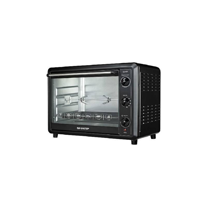 Sharp Electric Oven 2000 Watt 60 Liter Grill Fan Black EO-60K-2