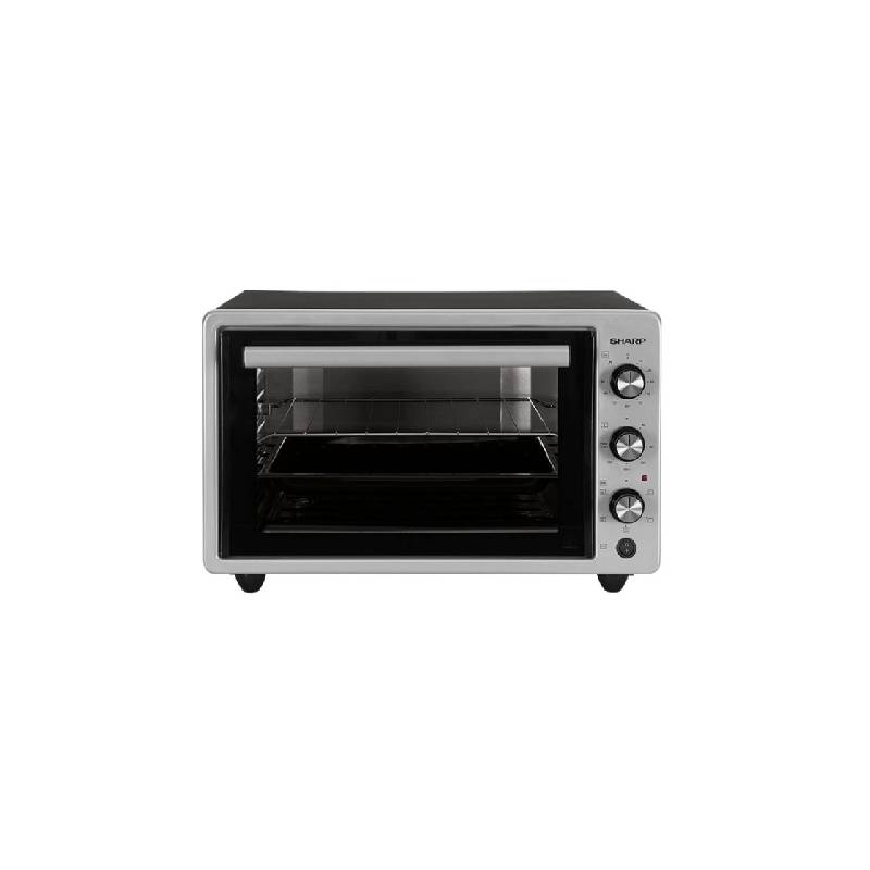 Sharp Electric Oven 1300 Watt 42 Liter With Grill & Fan Silver × Black EO-S42-ES2