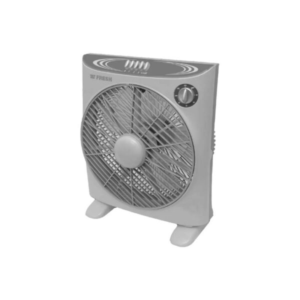 Fresh Box Fan Moon 14 inch Gray