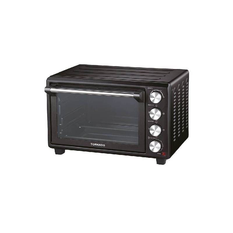 Tornado Electric Oven 1800 Watt 46 Liter Grill Fan Black TEO-46KD-BK