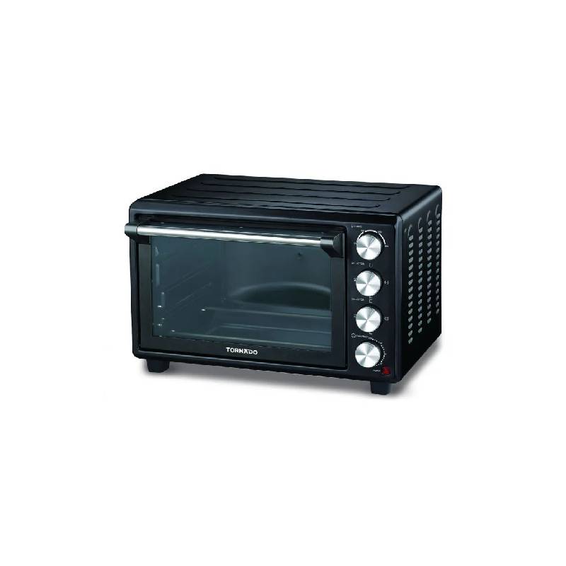 Tornado Electric Oven 1800 Watt 49 Liter With Grill & Fan Black TEO-49KD-BK