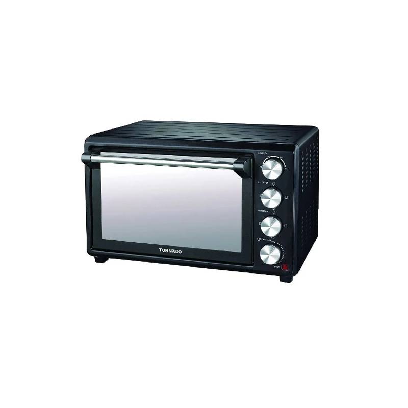Tornado Electric Oven 2200 Watt 55 Liter With Grill & Fan Black TEO-55KDM-BK