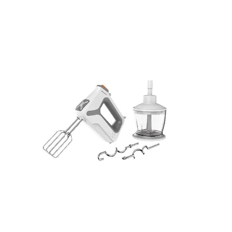 Tornado Hand Mixer 400 Watt 5 Speeds Chopper White THM-400SS