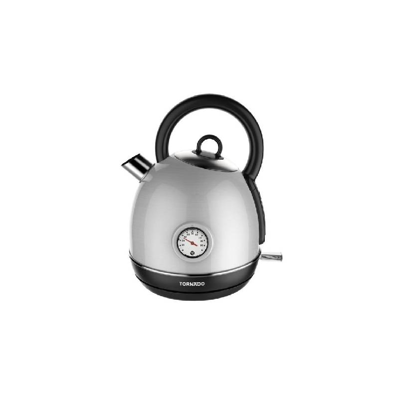 Tornado Electric Kettle 2200 Watt 1.7 Liter Stainless Steel TKS-2217TR