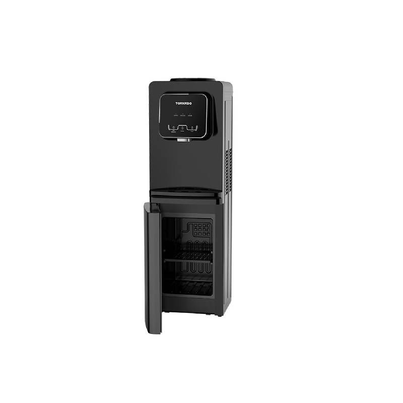 Tornado Water Dispenser 1 Tap With 2 Buttons And 16 Liter Fridge Black TWD-36T-BR