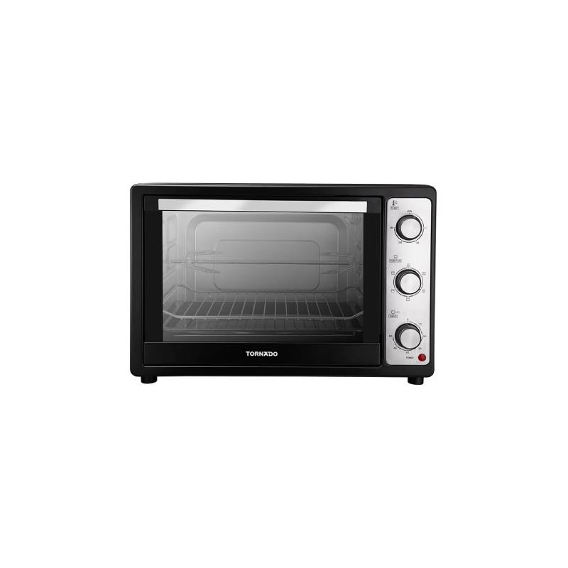 Tornado Electric Oven 1800 Watt 48 Liter Grill Fan Black TEO-48DGE(K)