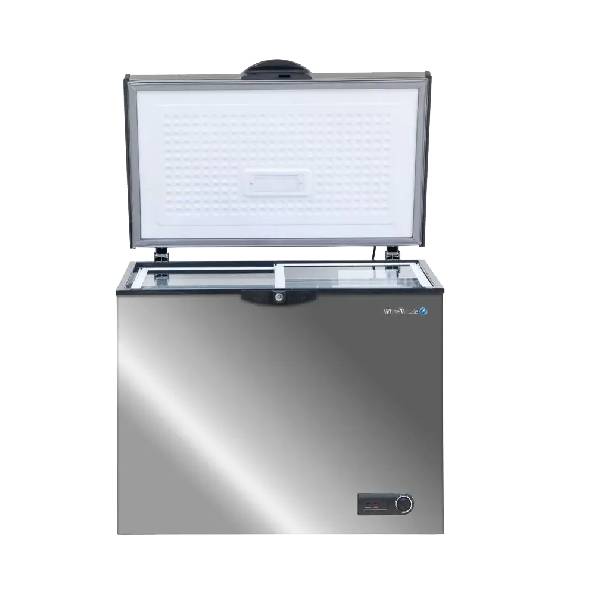 اشتري الان ديب فريزر وايت ويل 245 لتر أفقي ديفروست ستانليس ستيل WCF3300CSS