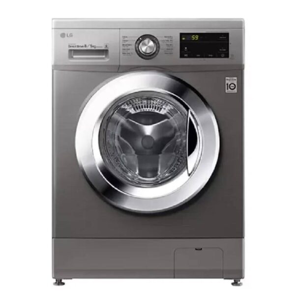 LG Washing Machine 8 Kg Dryer 5 Kg Silver chrome Door F4J3TMG5P