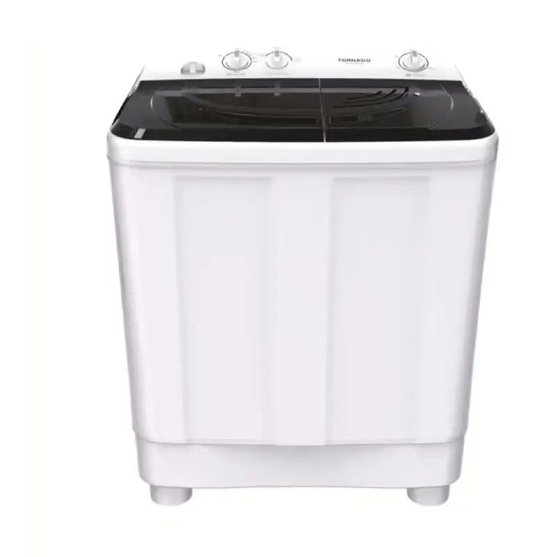 Tornado Washing Machine Half Auto 7 Kg White x Black TWHZ07DNEW(BK)