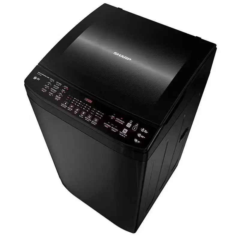 Sharp Washing Machine 11 Kg Top Loading Touch Black ESTD11GBKP