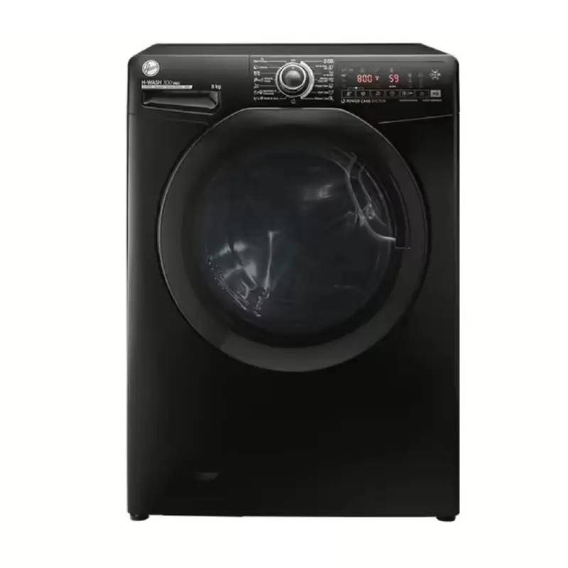 Hoover Washing Machine 8 Kg Black Steam Inverter H3WS38TAMF7BELA