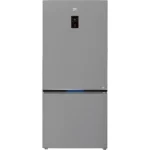 Beko Digital Bottom Mount Freezer Refrigerator 620 Liters Stainless Steel RCNE720E20DZXP