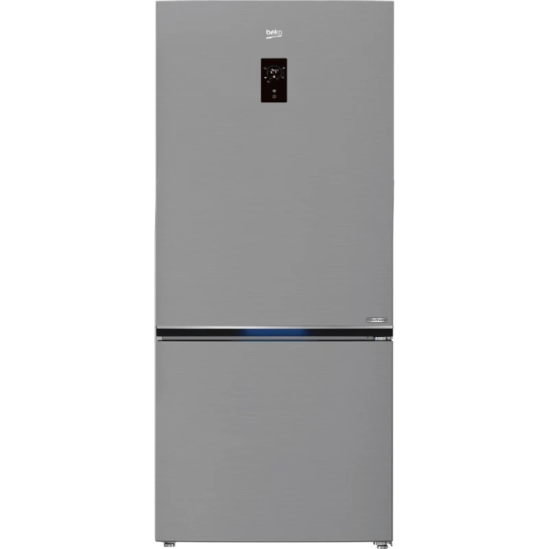 Beko Digital Bottom Mount Freezer Refrigerator 620 Liters Stainless Steel RCNE720E20DZXP