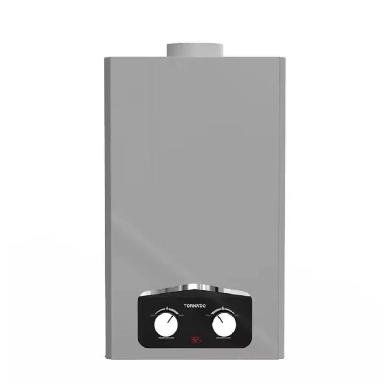 Tornado Gas Water Heater 10 Liter Natural Gas Silver GHM-MP10N-S