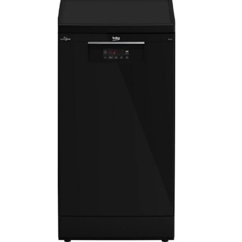 Beko Dishwasher 10 Persons 5 Program 45cm Black Inverter BDFS15020B