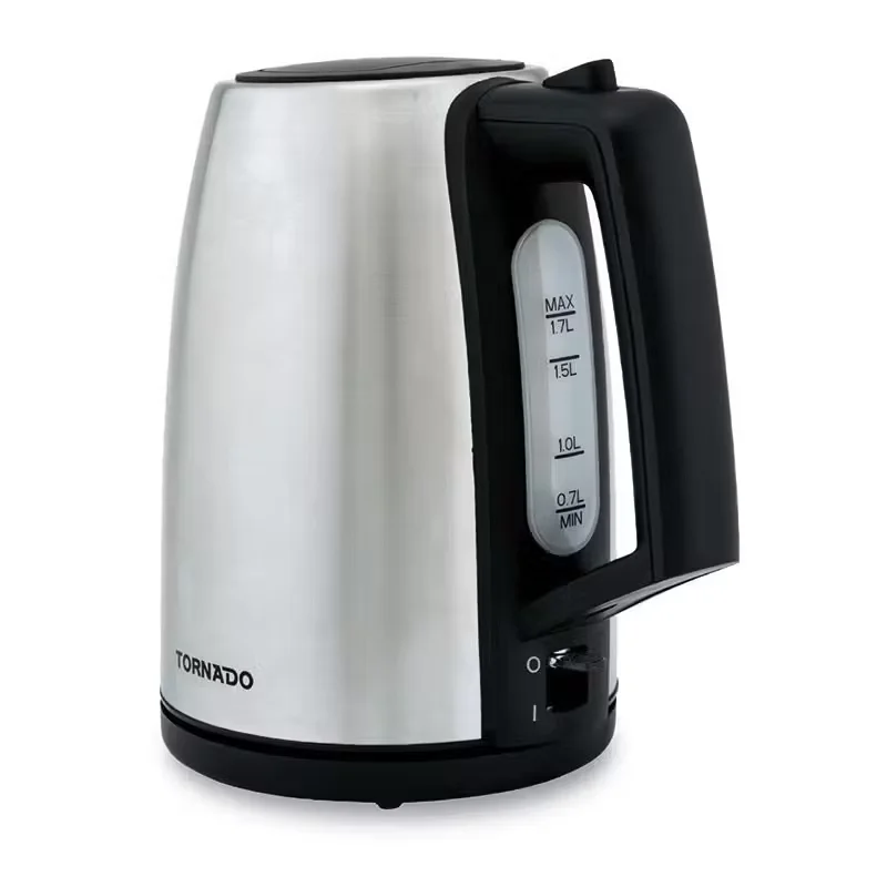 Tornado Kettle 1.7 Liters 2200 Watt Stainless Steel TKS-2217E