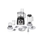 Bosch Food Processor MultiTalent 3 Plus 900 Watt 2.3 Liter Stainless Steel × Black MCM3PM386