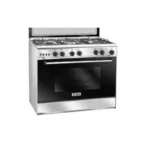 Unionaire Eco Gas Cooker 5 Burners Silver × Black C68SS-AC-447-F-ECO-2W