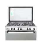 Unionaire Eco Pro Gas Cooker 5 Burners Fan Stainless Steel C69SS-AC-447-F-ECOP-2W