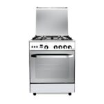 Fresh Hammer Gas Cooker 4 Burners Safety Silver 14486