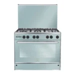 Unionaire Gas Cooker 5 Burners Max 14 Silver C69SS-GC-447-IFSO-2W-M14-AL