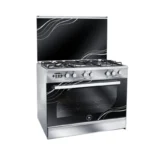 Unionaire Gas Cooker 5 Burners Hero Stainless Steel C69SSF2C447FSOHERO2WAL