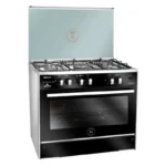 Unionaire Gas Cooker 5 Burners Max 15 Black C69SS-GC-447-DFSO-2W-M15-AL