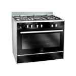 Unionaire Gas Cooker 5 Burners Max 15 Black C69SS-GC-447-DFSO-2W-M15-AL