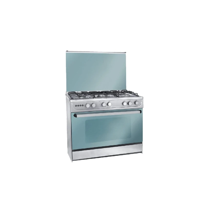 Unionaire Gas Cooker 5 Burners Hero Cast Stainless Steel Fan C69SSF2C447FHERO2W