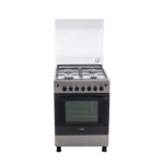 Zanussi shark Gas Cooker 4 Burners Silver ZCG622A6XA