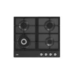 Beko Built In Hob 4 Burners Black Safety Cast Iron HIAW64225BX