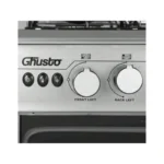 Unionaire Gusto Gas Cooker 5 Burners Fan Stainless Steel C68SS-DC-443-F-2W-GU-AL