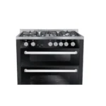 Unionaire Gas Cooker 5 Burners Freestanding Multi Cook Digital Black C69SS-GC-383-IDSF-DV-AL