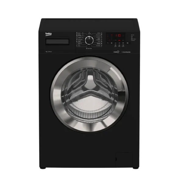Beko Washing Machine 8 Kg Steam Black WTV8612XBCI