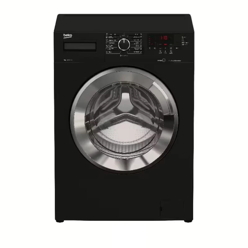 Beko Washing Machine 7 Kg Inverter Steam Black WTV7512XBCI