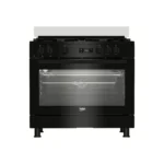 Beko Cooker 5 Burners Freestanding Gas Full Safety Black GGR15325FXNB