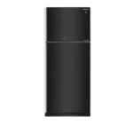 Sharp No Frost Refrigerator 385 Liters Inverter Black Glass SJGV48GBK