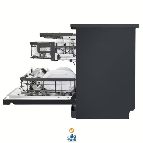 LG Dishwasher 60 cm 14 Person Black Steam Easy Rack DFC335HM - Image 6