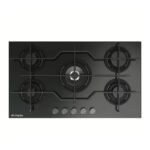 Fresh Built In Hob 5 Burners Glass Full Safety Black Glass 9623